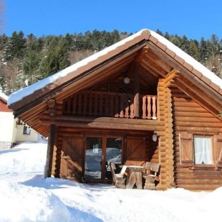 L'Ours Noir Chalet En Rondins La Bresse Eksteriør billede