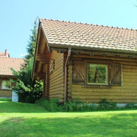 L'Ours Noir Chalet En Rondins La Bresse Eksteriør billede