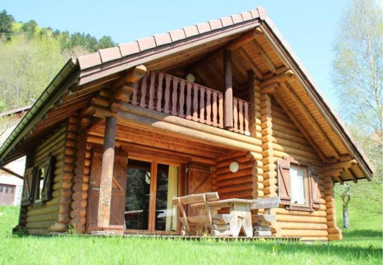 L'Ours Noir Chalet En Rondins La Bresse Eksteriør billede