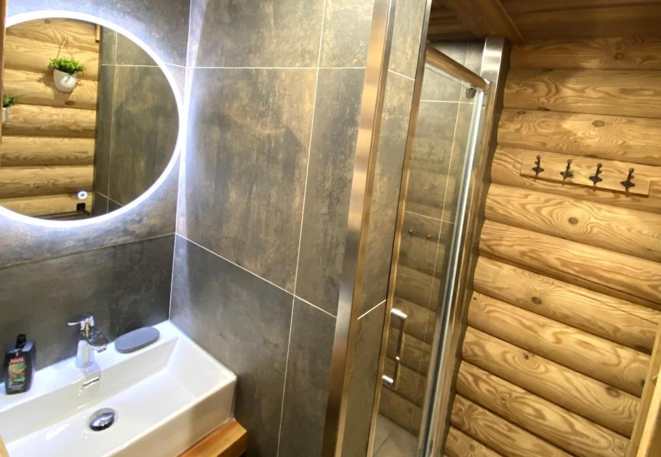 L'Ours Noir Chalet En Rondins La Bresse Eksteriør billede