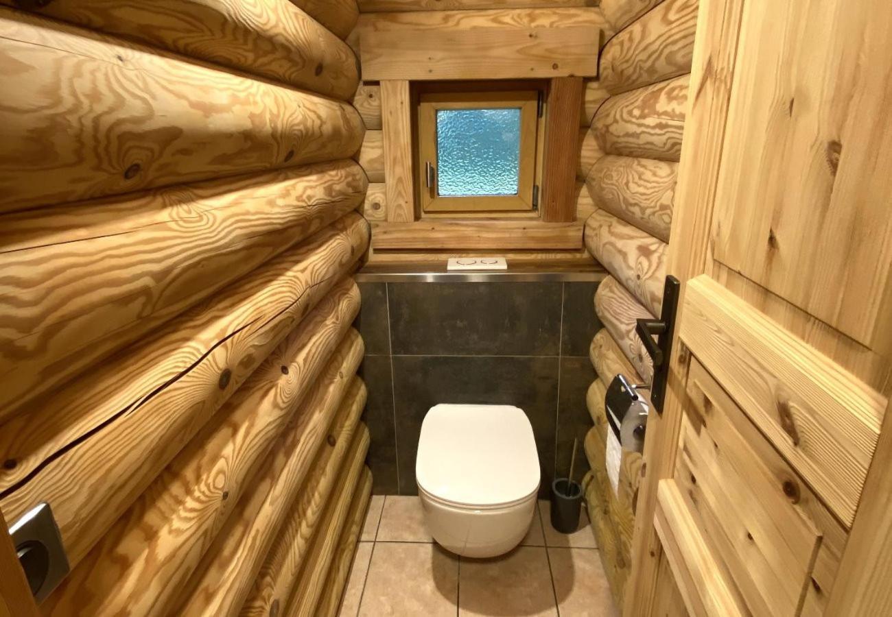 L'Ours Noir Chalet En Rondins La Bresse Eksteriør billede