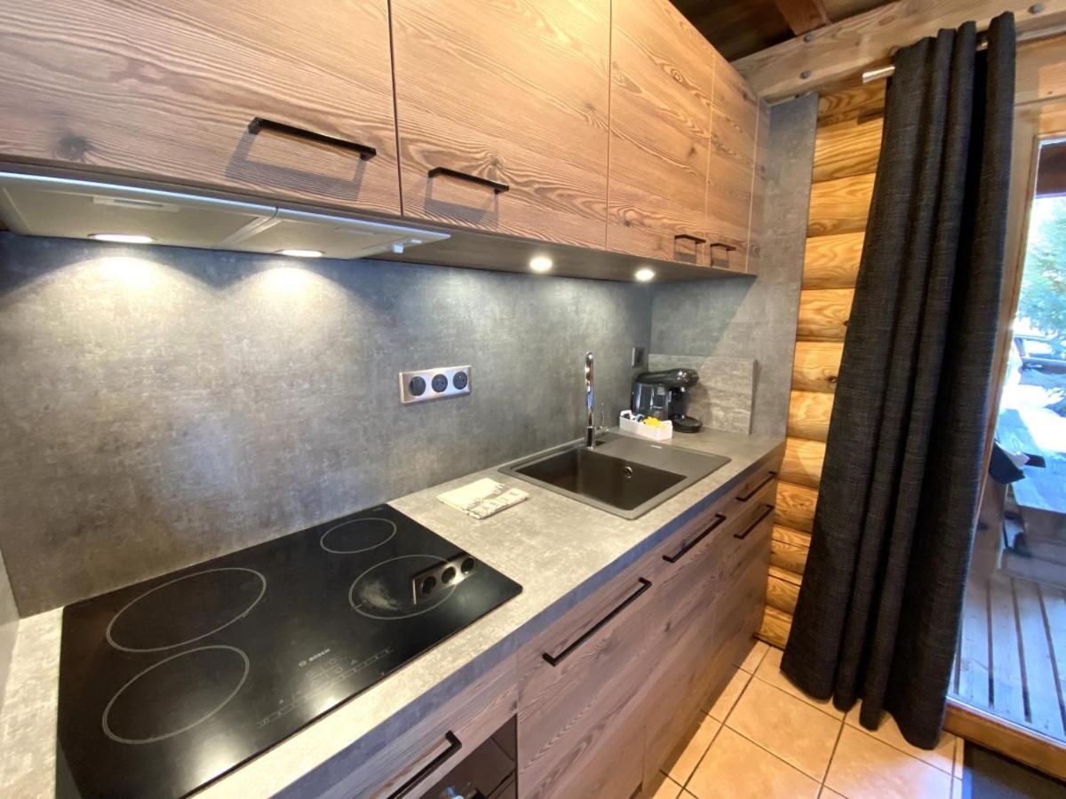 L'Ours Noir Chalet En Rondins La Bresse Eksteriør billede